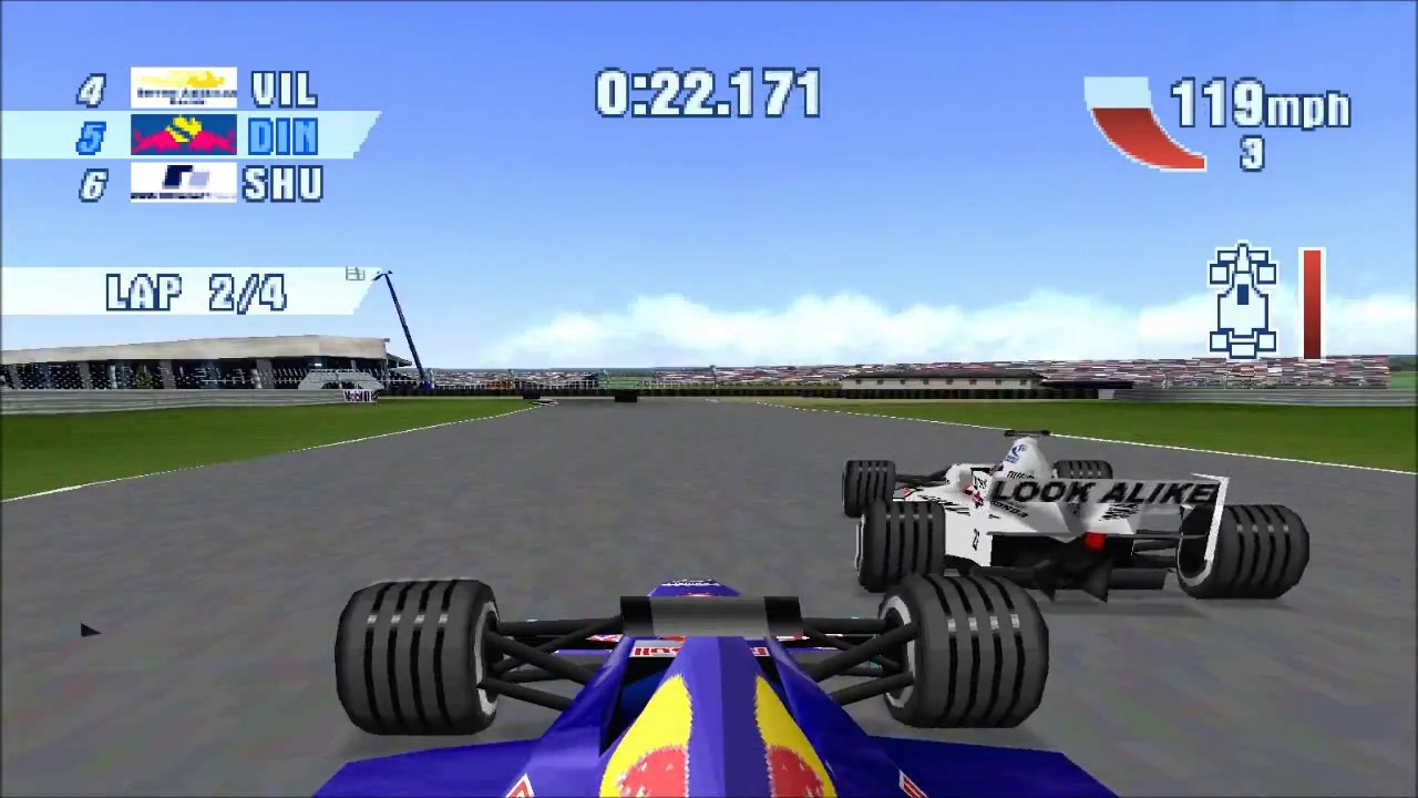 F1 2000 game ps1